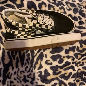 Women size 9. Men size 7.5 low top vans